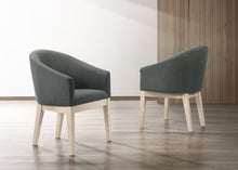 Load image into Gallery viewer, Neroli - Barrel Accent Chair (Set of 2) - Gray
