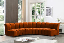 Load image into Gallery viewer, Infinity - 4 Piece Velvet Modular Sectional
