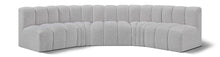 Load image into Gallery viewer, Arc - Boucle Fabric 5 Piece U-Shaped Modular Sofa
