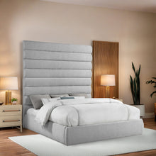Load image into Gallery viewer, Adam - Linen Fabric Bed With 89" Headboard
