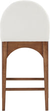 Load image into Gallery viewer, Waldorf - Chenille Stool With Brown Legs
