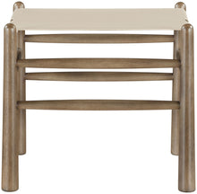 Load image into Gallery viewer, Santos - Faux Leather Upholstered Bench - Walnut Frame
