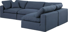 Load image into Gallery viewer, Comfy - 4 Piece Linen Fabric Modular Armless Sectional
