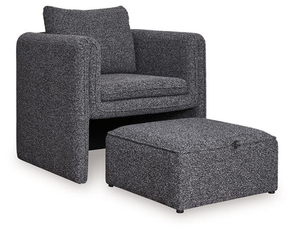 Vreni - Accent Chair - Charcoal / Black