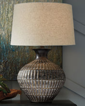 Load image into Gallery viewer, Magan - Metal Table Lamp  - Antique Bronze Finish
