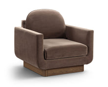 Load image into Gallery viewer, Diviento - Velvet Performance Fabric Upholstered Accent Chair
