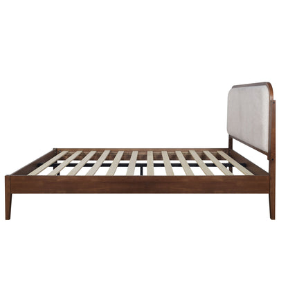 Hawthorne - Queen Platform Bed With Upholstered Headboard