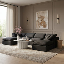 Load image into Gallery viewer, Indulge - Linen 6 Piece Modular Double Chaise Sectional
