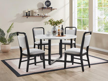 Load image into Gallery viewer, D180 - Melamin Round Dining Table - Black / White
