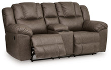Load image into Gallery viewer, Lowilla - Double Reclining Loveseat With Console - Driftwood

