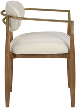 Load image into Gallery viewer, Riccio - Fabric Dining Arm Chair (Set of 2) - Walnut Frame
