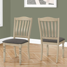 Load image into Gallery viewer, Dining Chair, Upholstered, Side, Transitional (Set of 2) - Gray
