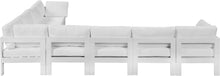 Load image into Gallery viewer, Nizuc - Outdoor Patio 8 Piece Modular Sectional With White Frame
