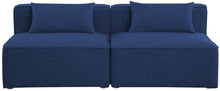 Load image into Gallery viewer, Cube - Linen Modular 2 Seat Armless Sofa
