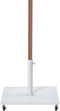 Load image into Gallery viewer, Amalfi - Aluminum Patio Umbrella - White Base / Light Brown Pole
