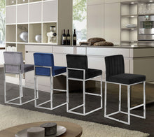 Load image into Gallery viewer, Giselle - Stool with Chrome Legs
