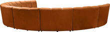 Load image into Gallery viewer, Infinity - 8 Piece Velvet Modular Sectional
