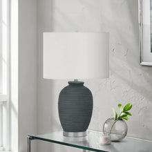 Load image into Gallery viewer, Lighting, Table Lamp, Ceramic, Contemporary - Blue
