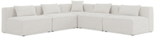Load image into Gallery viewer, Cube - Linen 5 Piece Modular Corner Armless Sectional
