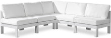 Load image into Gallery viewer, Nizuc - Outdoor Patio 5 Piece Modular Sectional With White Frame
