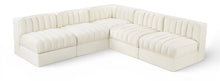 Load image into Gallery viewer, Rummi - Armless Velvet Performance Fabric Upholstered 5 Piece Modular Sectional
