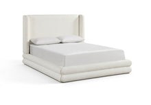 Load image into Gallery viewer, Chandra - Linen Textured Fabric Upholstered Bed
