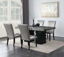Load image into Gallery viewer, D137 - Dining Room Set With Faux Leather Chairs
