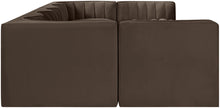 Load image into Gallery viewer, Rummi - Velvet Performance Fabric Upholstered 7 Piece Modular Sectional (With 2 Corner Chairs)
