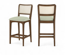 Load image into Gallery viewer, Atrium - Counter Stool With Brushed Brown Base (Set of 2)
