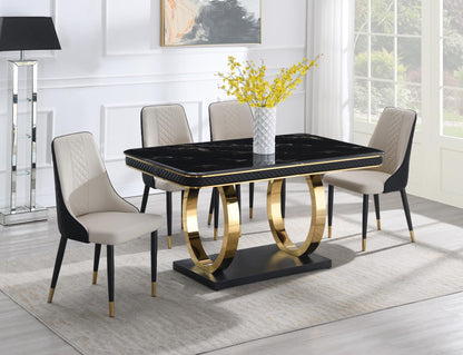 D210 - Dining Table - Black - Ego Home Furniture