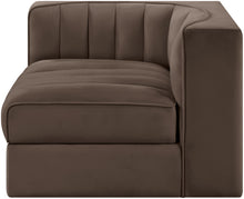Load image into Gallery viewer, Rummi - Velvet Performance Fabric Upholstered Modular Corner Chair
