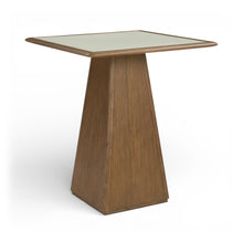 Load image into Gallery viewer, Atrium - Glass Top And Wood Base Dining Table
