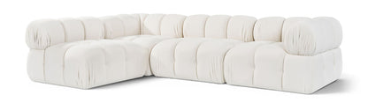 Orin - Fabric Velvet 4 Piece Modular Sectional