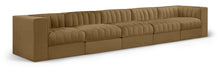 Load image into Gallery viewer, Rummi - Velvet Performance Fabric Upholstered 5 Piece Modular Sofa
