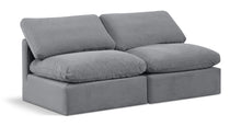 Load image into Gallery viewer, Indulge - Velvet 2 Seat Modular Armless Sofa
