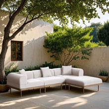 Load image into Gallery viewer, Laguna - 4 Piece 106.5" Upholstered Outdoor Patio Modular Sectional
