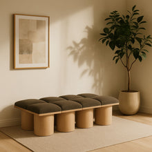 Load image into Gallery viewer, Pavilion - 8 Piece Modular Bench With Natural Base
