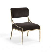 Load image into Gallery viewer, Bastille - Upholstered Dining Side Chair (Set of 2) - Brass Frame
