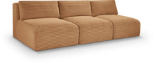 Load image into Gallery viewer, Shaggy - Fabric 3 Seat Modular Armless Sofa
