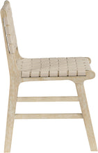 Load image into Gallery viewer, Entwine - Vegan Leather Upholstered Dining Chair - Painted Natural
