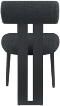 Load image into Gallery viewer, Dario - Boucle Dining Chair With Black Frame (Set of 2)
