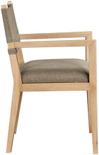 Load image into Gallery viewer, Avon - Linen Textured Performance Fabric Upholstered Dining Arm Chair
