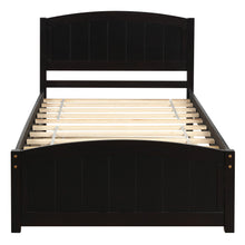 Load image into Gallery viewer, Platform Bed &amp; Headboard, Footboard And Wood Slat Support
