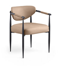 Load image into Gallery viewer, Virella - faux Leather Upholstered Dining Chair (Set of 2) - Black Base
