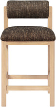Load image into Gallery viewer, Roundhill - Fabric Counter Stool - Natural Frame
