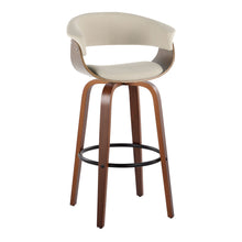 Load image into Gallery viewer, Vintage Mod - Mid Century Modern Fixed Height Barstool With Swivel &amp; Round Footrest (Set of 2)
