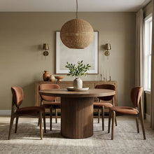 Load image into Gallery viewer, Velora - Upholstered Dining Chair (Set of 2) - Brown Base
