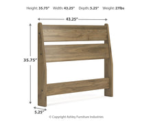 Load image into Gallery viewer, Deanlow - Twin Panel Headboard - Honey
