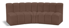 Load image into Gallery viewer, Arc - Faux Leather 3 Piece Modular Corner Sofa
