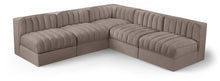 Load image into Gallery viewer, Rummi - Armless Velvet Performance Fabric Upholstered 5 Piece Modular Sectional
